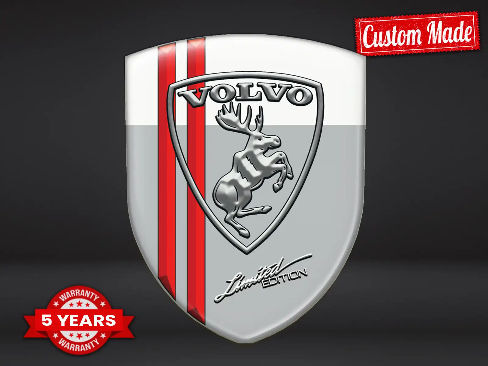 Volvo Vinilos Traseros Autos Estilo Carreras Personalizable